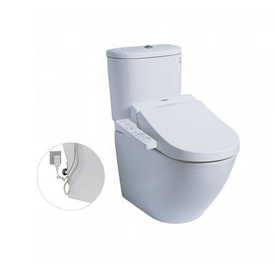 Bồn cầu 2 khối kết hợp nắp điện tử TOTO CS761PDW8 (WASHLET)