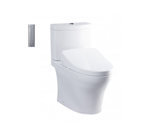 Bồn cầu 2 khối kết hợp nắp điện tử TOTO CS769CDRW12 (WASHLET)
