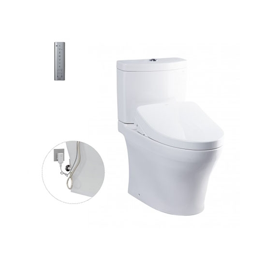 Bồn cầu 2 khối kết hợp nắp điện tử TOTO CS769DRW11 (WASHLET)