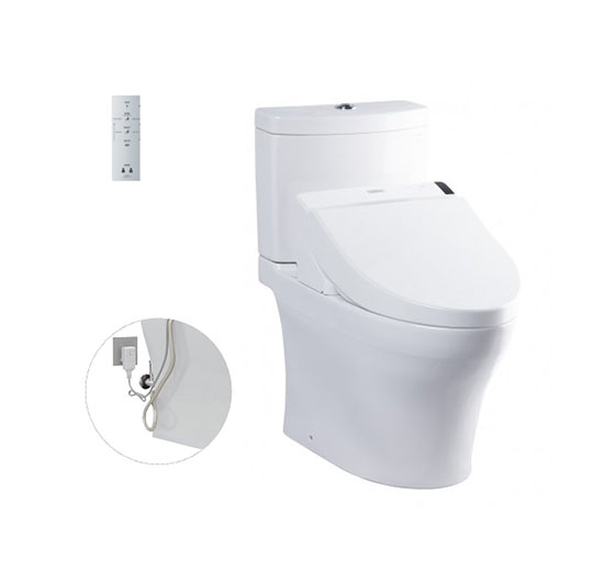 Bồn cầu 2 khối kết hợp nắp điện tử TOTO CS769DRW6 (WASHLET)