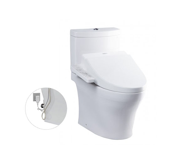 Bồn cầu 2 khối kết hợp nắp điện tử TOTO CS769DRW7 (WASHLET)