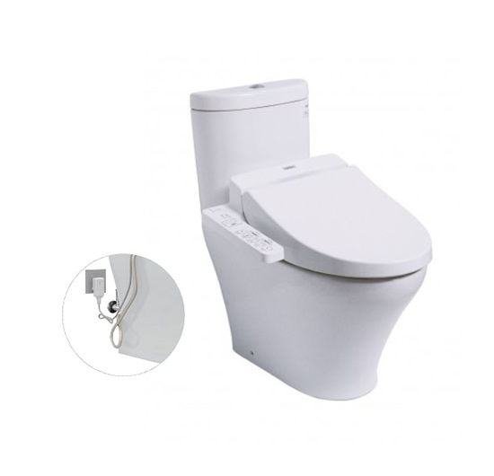 Bồn cầu 2 khối kết hợp nắp điện tử TOTO CS818DW7 (WASHLET)