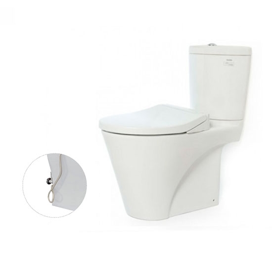 Bồn cầu TOTO 2 khối CS819DSE2 (Nắp rửa cơ Ecowasher)