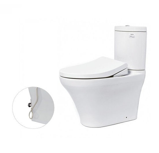 Bồn cầu TOTO 2 khối CS819DSE4 (Nắp rửa cơ Ecowasher)