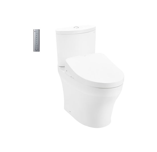 Bồn cầu 2 khối kết hợp nắp điện tử TOTO CS838CDW12 (WASHLET)