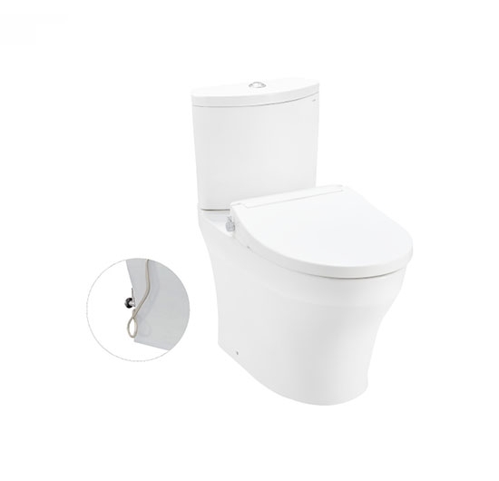 Bồn cầu TOTO 2 khối CS838DE2 (Nắp rửa cơ Ecowasher)
