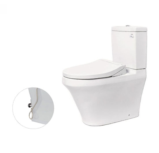 Bồn cầu TOTO 2 khối CS945DNE2 (Nắp rửa cơ Ecowasher)