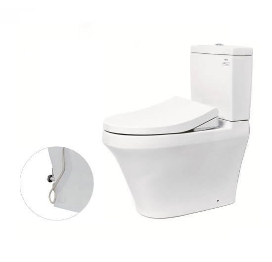 Bồn cầu TOTO 2 khối CS945DNE4 (Nắp rửa cơ Ecowasher)