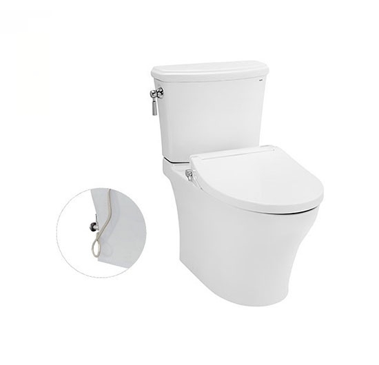 Bồn cầu TOTO 2 khối CS986GE2 (Nắp rửa cơ Ecowasher)