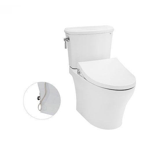 Bồn cầu TOTO 2 khối CS986GE4 (Nắp rửa cơ Ecowasher)