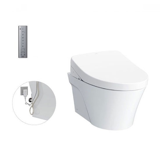Bồn cầu treo tường nắp điện tử TOTO CW822RA / TCF4911Z / WH172A / MB174P#SS