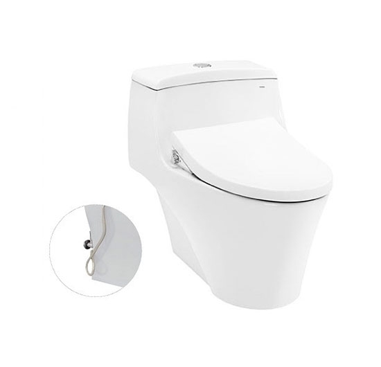 Bồn cầu TOTO 1 khối CW823RAE4 (Nắp rửa cơ Ecowasher)