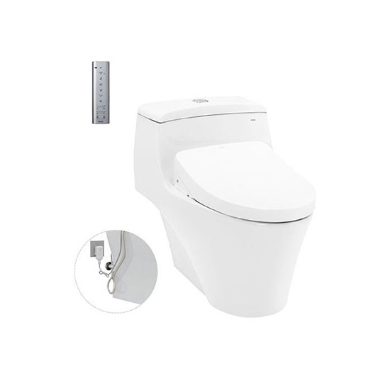 Bồn cầu 1 khối kết hợp nắp điện tử TOTO CW823RAW11 (WASHLET)