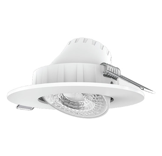 Đèn DOWNLIGHT âm trần điều chỉnh góc chiếu MPE DLA2R-5W (5W) (Ø90) (Trắng/ Vàng)