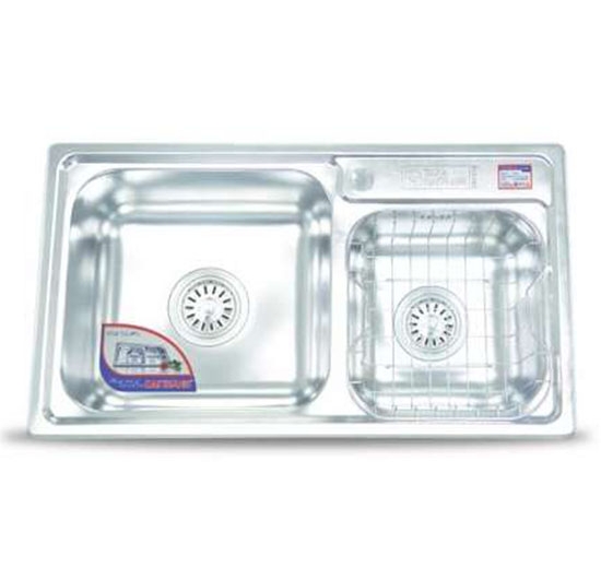 Chậu rửa chén 2 hộc lệch Đại Thành DX42003 (ĐT83) (Inox 304)