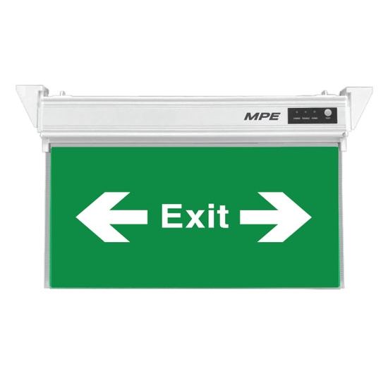Đèn thoát hiểm EXIT MPE EX2LR (3W) (2 mặt) (rẽ trái phải)