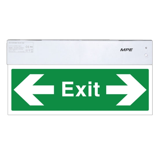 Đèn thoát hiểm EXIT đa năng MPE EXLR/M (3W) (1 mặt) (rẽ trái phải)