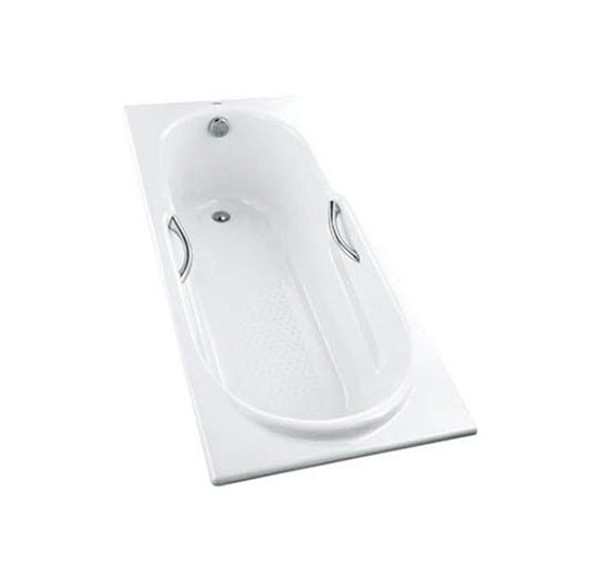 Bồn tắm xây TOTO FBY1720NHPE (Gang tráng men - Có yếm - Tay vịn)