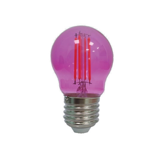 Bóng đèn LED (FILAMENT) dây tóc màu MPE FLM-3PK (2.5W) (Màu Hồng)