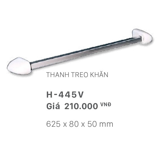 Thanh treo khăn Inax H-445V (Bằng men sứ)