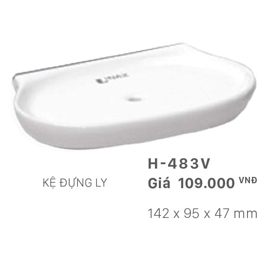 kệ đựng ly Inax H-483V (Bằng men sứ)