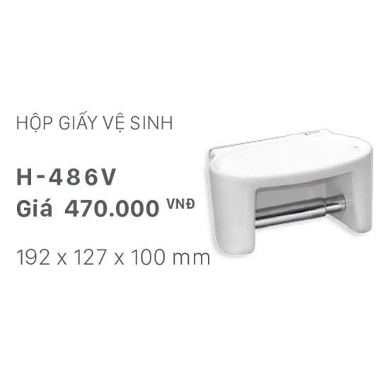 Hộp treo giấy vệ sinh Inax H-486V (Bằng men sứ)