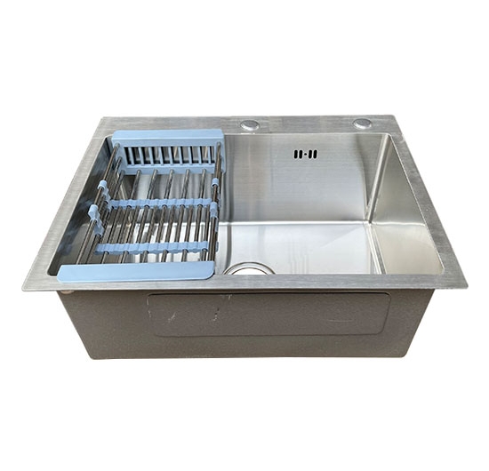 Chậu rửa chén Handmade 1 hộc AVH 6045-I3 (Inox 304)