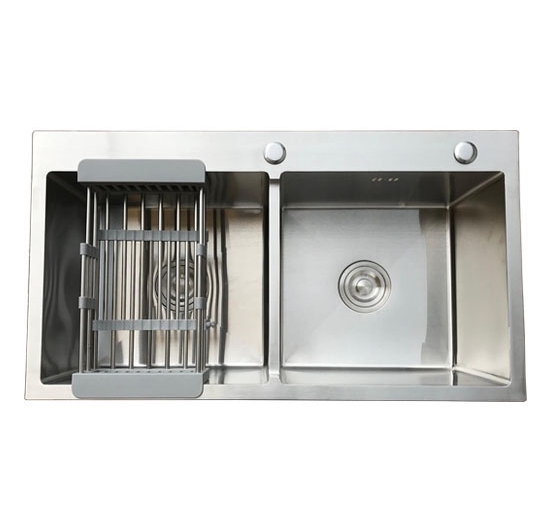 Chậu rửa chén Handmade 2 hộc đều AVH 8245-I2 (Inox 201)
