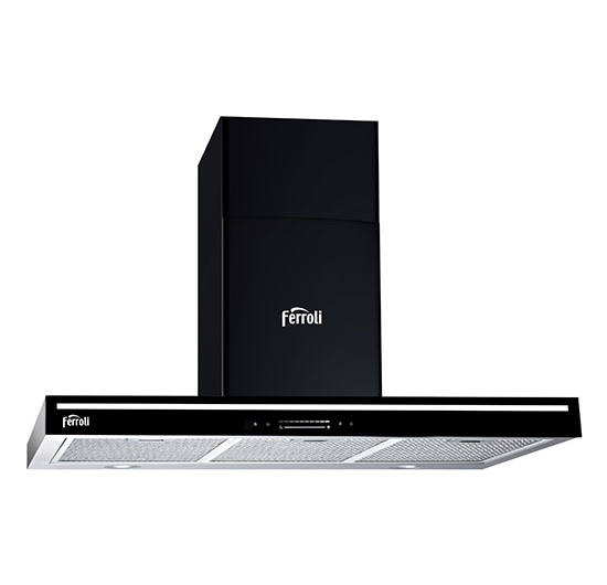 Hút mùi Ferroli HT702D (Kính thẳng, điều khiển cảm ứng)