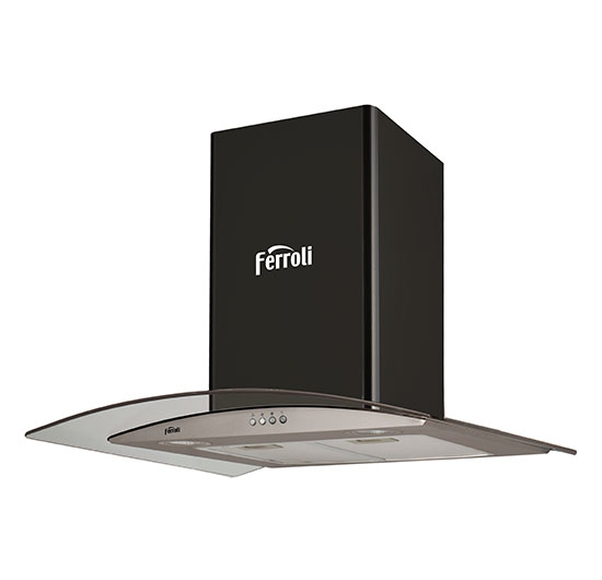 Hút mùi Ferroli HC703M (Kính cong, điều khiển cơ)