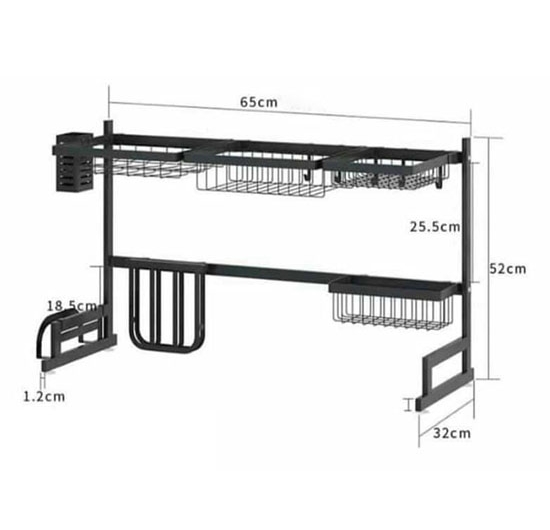 Kệ chén đa năng AVH KC-01 (Thép sơn tĩnh điện)