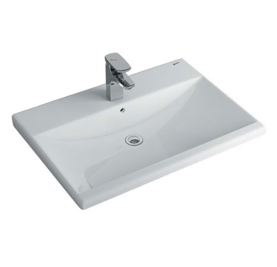 Chậu rửa mặt Lavabo âm bàn (âm mặt đá) Inax L-2397V