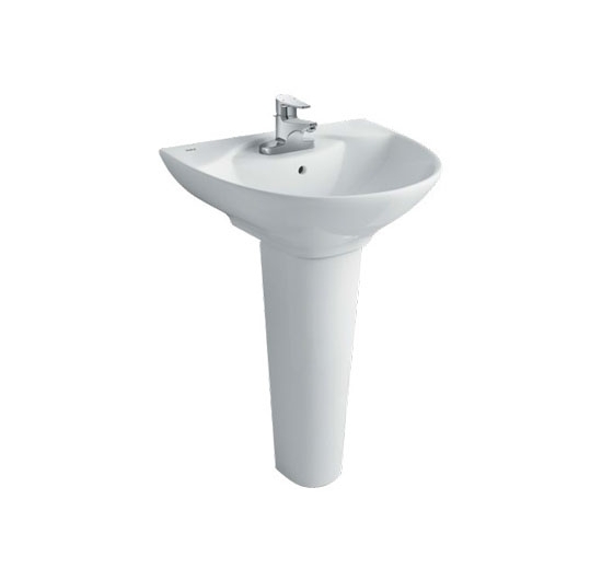 Chậu rửa mặt Lavabo Inax L-288V + chân dài L-288VD