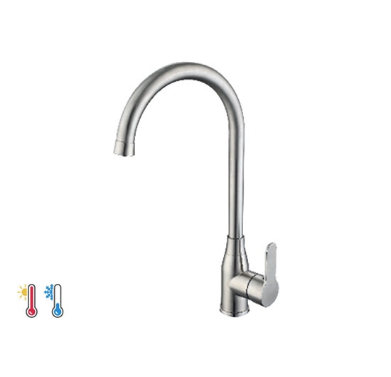 Vòi rửa chén Inox 304 nóng lạnh Luxta L3219B