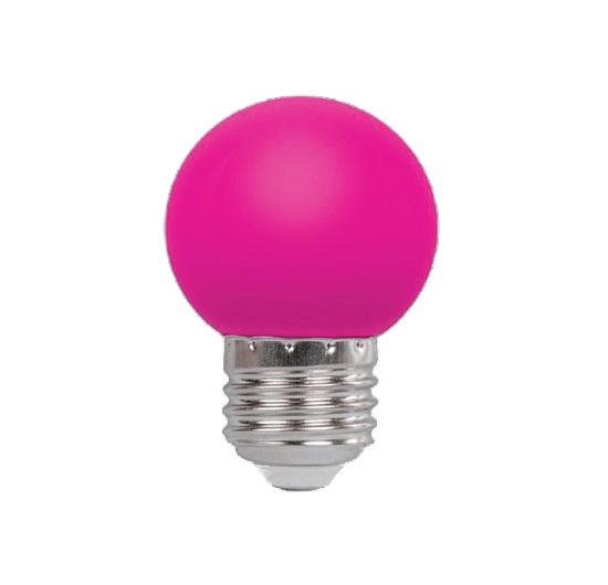 Bóng đèn LED (BULB) màu MPE LBD-3PK (1.5W) (Màu Hồng)