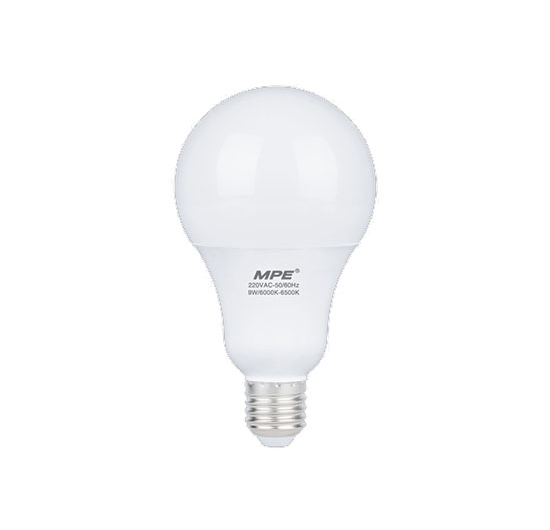 Bóng đèn LED tròn (BULB) chống ẩm MPE LBL2-9 (9W) (Trắng/Vàng)