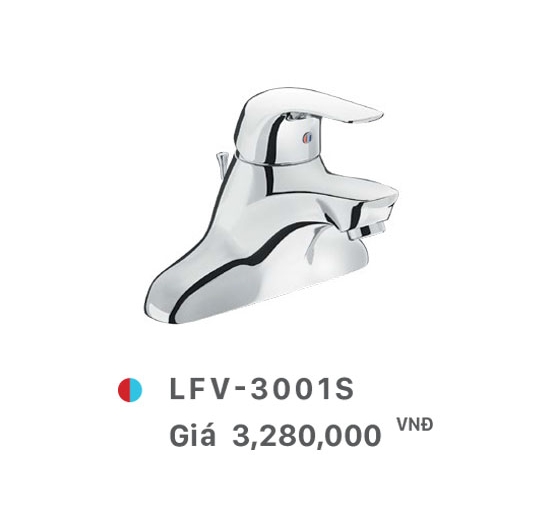 Vòi Lavabo nóng lạnh Inax LFV-3001S