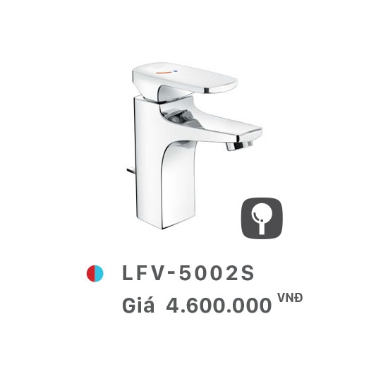 Vòi Lavabo nóng lạnh Inax LFV-5002S