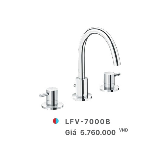 Vòi Lavabo 3 lỗ Inax LFV-7000B