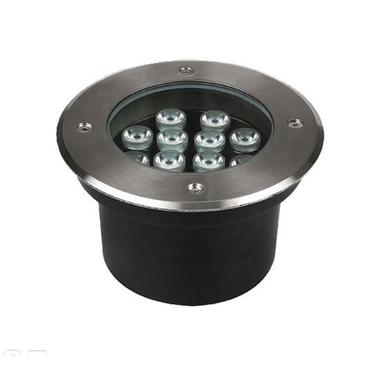 Đèn LED IN-GROUND LIGHT âm đất MPE LUG-12 (12W) (Trắng/Vàng)