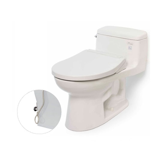 Bồn cầu TOTO 1 khối MS864E2 (Nắp rửa cơ Ecowasher)