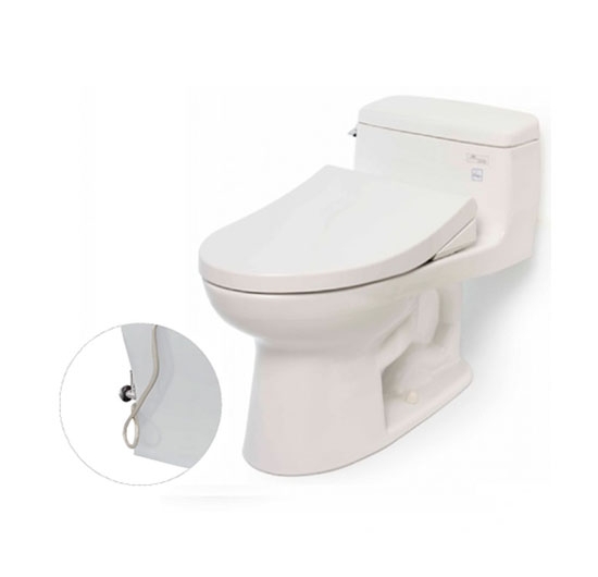 Bồn cầu TOTO 1 khối MS864E4 (Nắp rửa cơ Ecowasher)