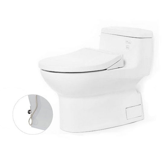 Bồn cầu TOTO 1 khối MS884E2 (Nắp rửa cơ Ecowasher)
