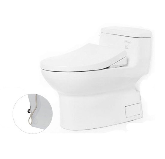 Bồn cầu TOTO 1 khối MS884E4 (Nắp rửa cơ Ecowasher)
