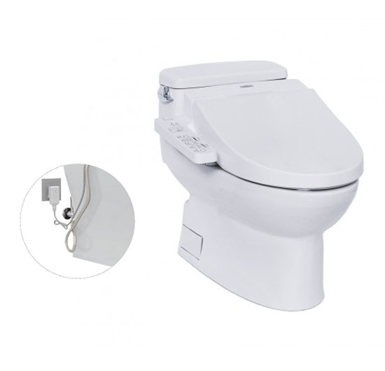 Bồn cầu 1 khối kết hợp nắp điện tử TOTO MS884W7 (WASHLET)