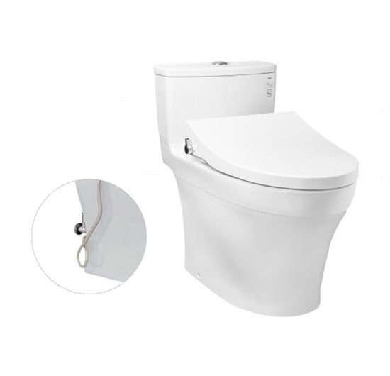 Bồn cầu TOTO 1 khối MS885DE4 (Nắp rửa cơ Ecowasher)
