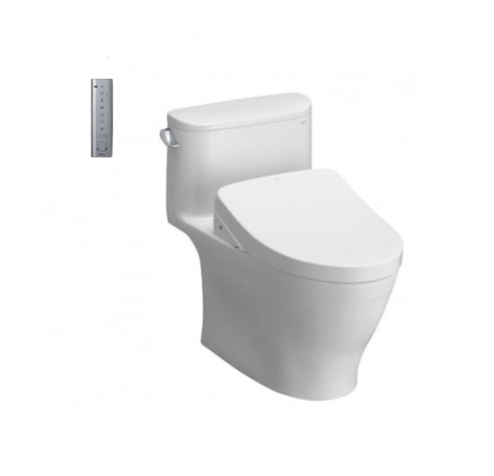 Bồn cầu 1 khối kết hợp nắp điện tử TOTO MS887CRW12 (WASHLET)