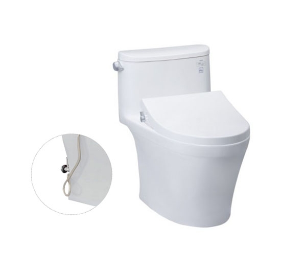 Bồn cầu TOTO 1 khối MS887RE4 (Nắp rửa cơ Ecowasher)