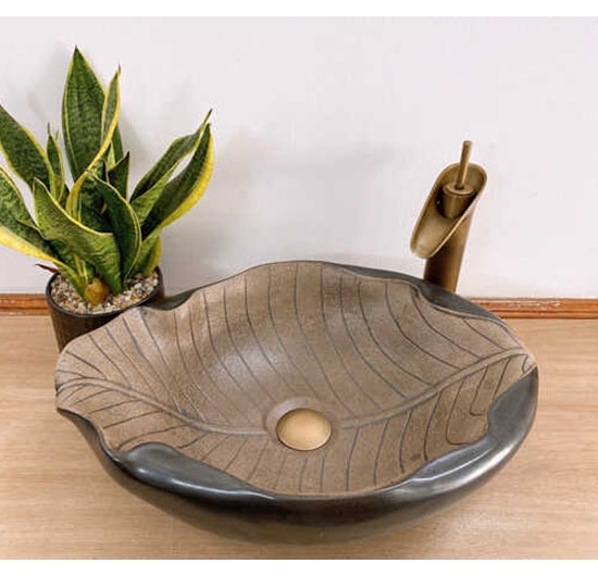 Chậu rửa mặt Lavabo đặt bàn giả cổ AVH NGC-05