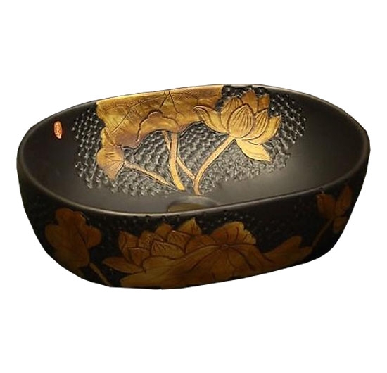 Chậu rửa mặt Lavabo đặt bàn giả cổ AVH NGC-08